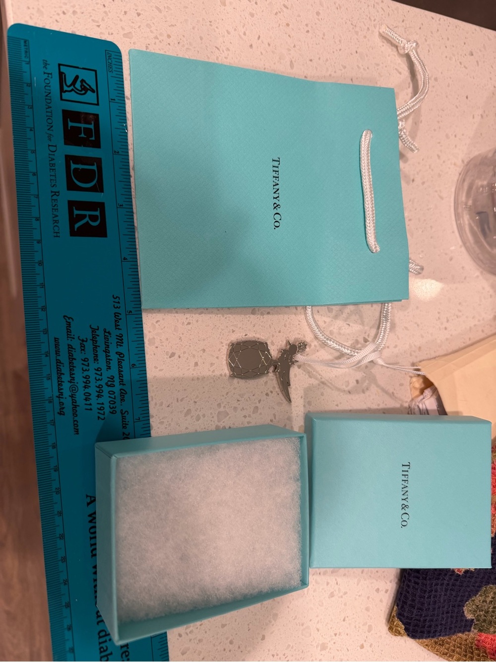 Tiffany & Co. Robin's-egg Blue Jewelry Empty Box and Bag Set